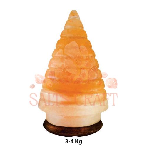 Christmas Tree Round Salt Lamp 3-4 Kg